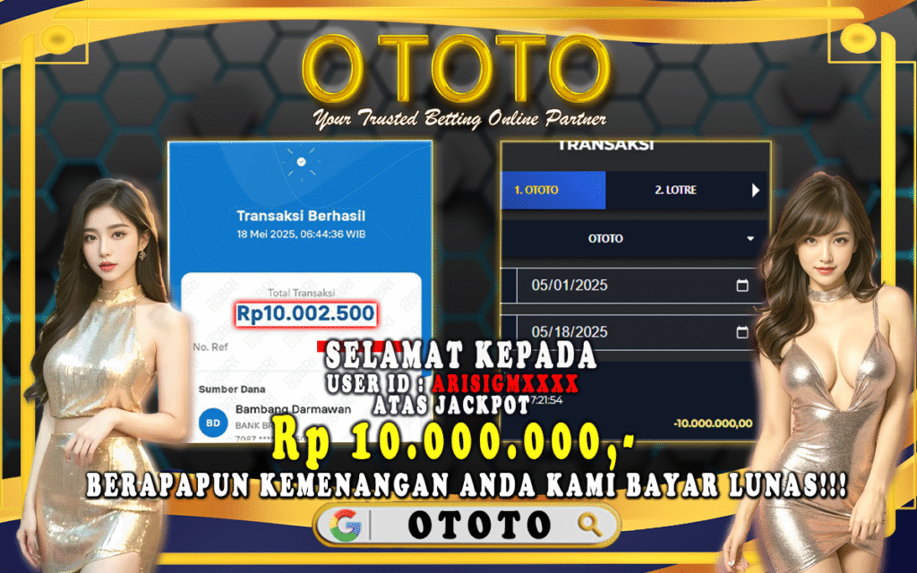 bukti bayar lunas ototo dan ototo4d