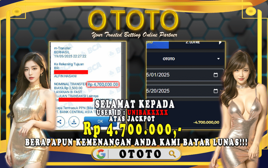 Bukti pembayaran ototo