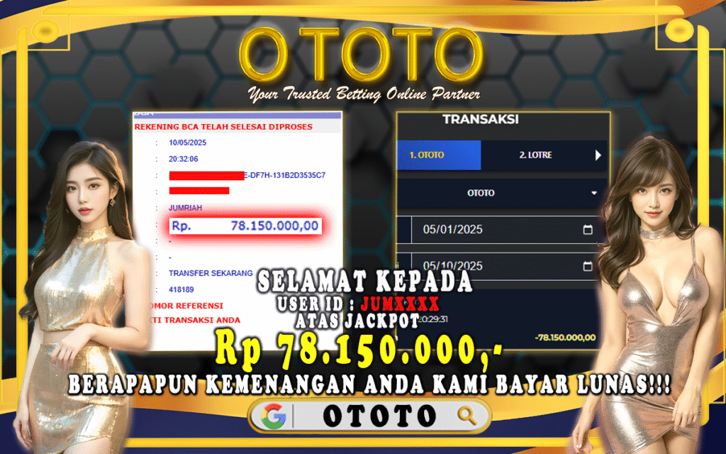 bukti jepe ototo4d