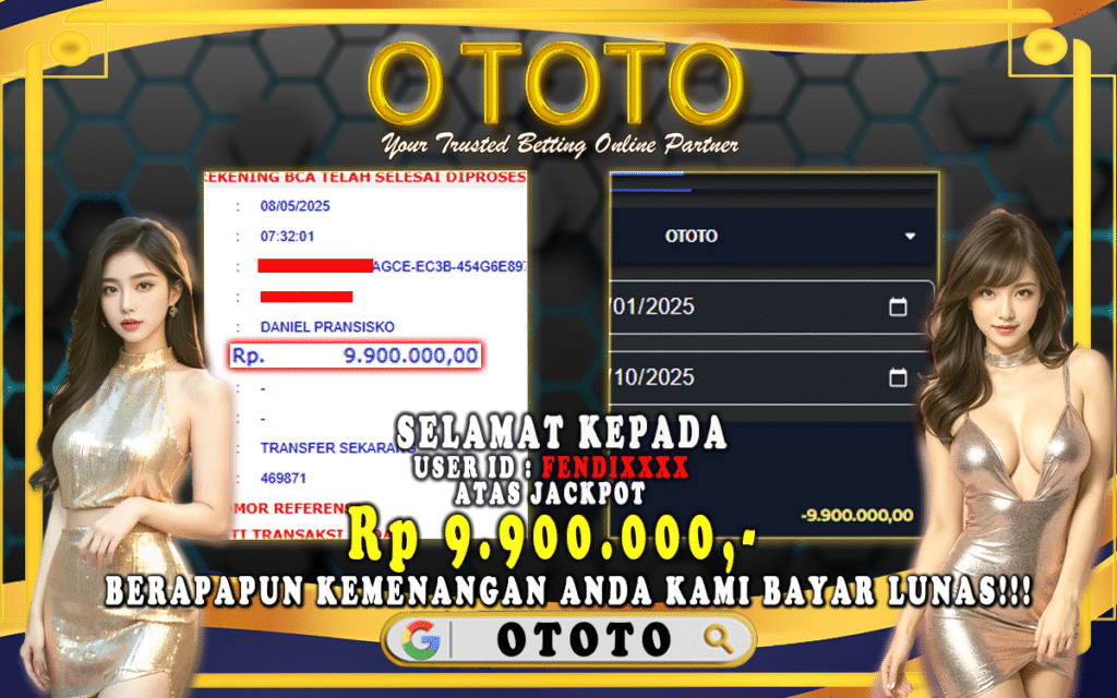 bukti bayar ototo4d