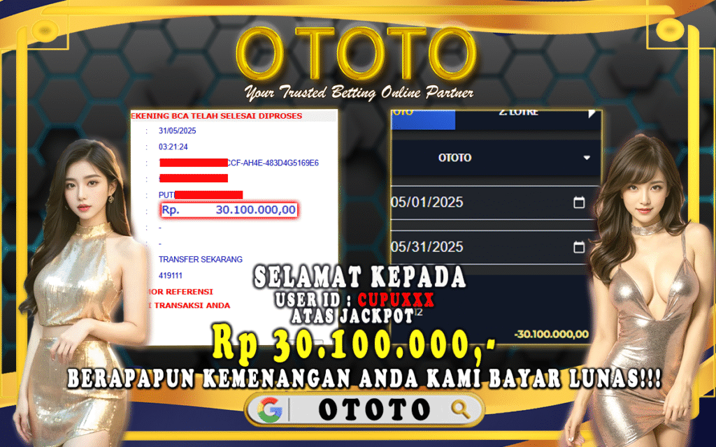 Bukti Jepe Ototo4d