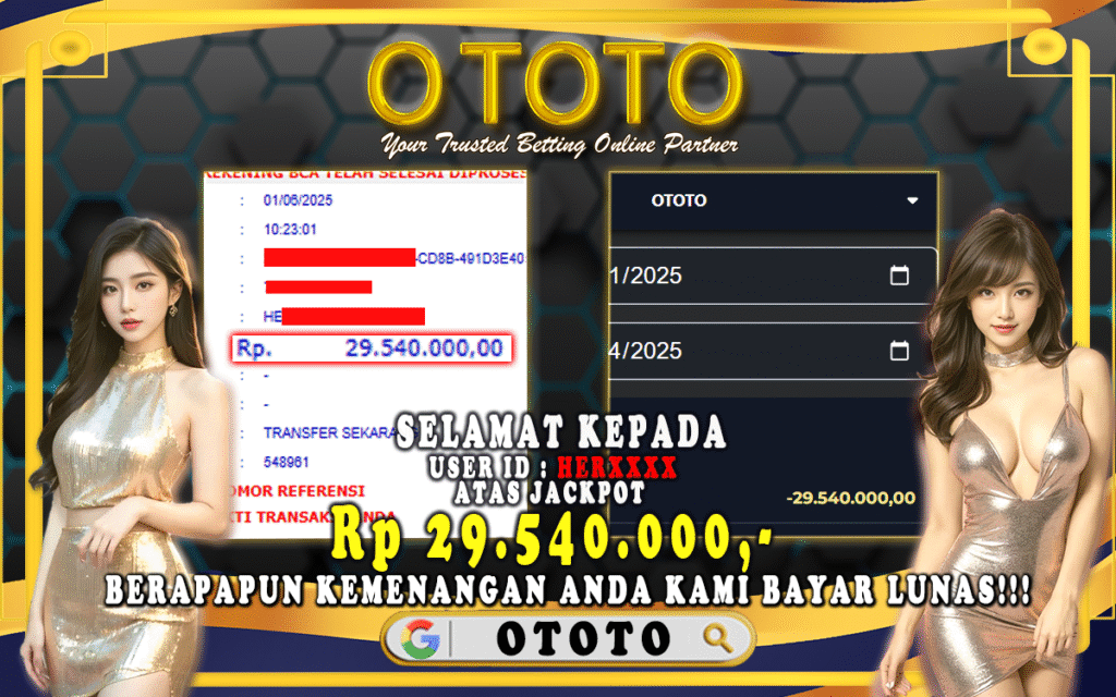 bukti bayar lunas situs ototo dan situs ototo4d